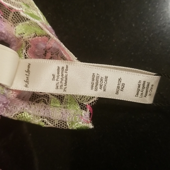 💕FOR LOVE AND LEMONS💕 Berry Garter Belt ~ Lavender Medium M NWT - Picture 14 of 16